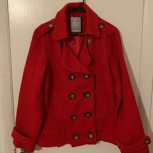 Dollhouse Red Peacoat